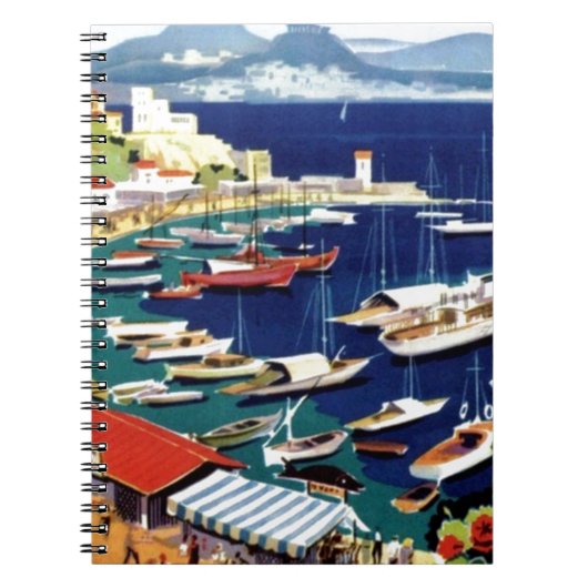 Vintage Travel Athens Griechenland Notizblock (Vorderseite)