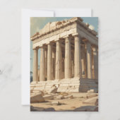 Vintage Travel Athens Griechenland Parthenon Tempe (Vorderseite)