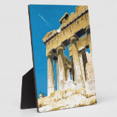 Vintage Travel Athens Griechenland Parthenon Tempe Fotoplatte (Seite)