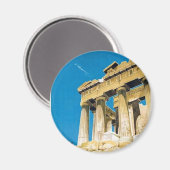 Vintage Travel Athens Griechenland Parthenon Tempe Magnet (Vorderseite/Rückseite)