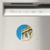 Vintage Travel Athens Griechenland Parthenon Tempe Magnet (In Situ (Geschirrspüler))