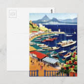 Vintage Travel Athens Griechenland Postkarte (Vorne/Hinten)