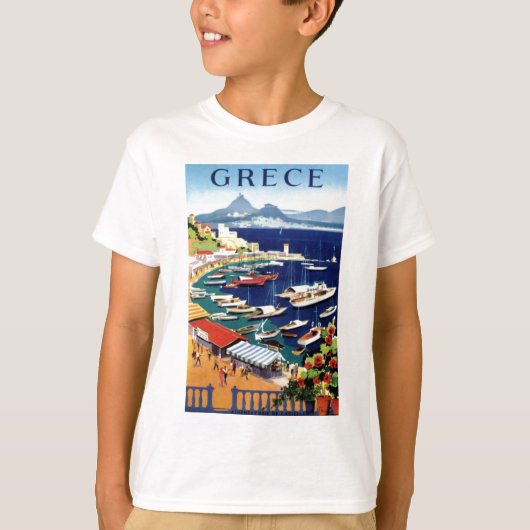 Vintage Travel Athens Griechenland T-Shirt (Vorderseite)