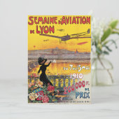 Vintage Travel, Aviation Airplanes, Lyon, Frankrei (Stehend Vorderseite)