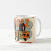 Vintage Travel Bellhops Hotel Roma, Cadiz, Spanien Kaffeetasse (VorderseiteRechts)