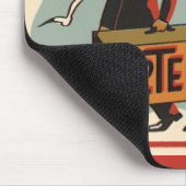Vintage Travel Bellhops Hotel Roma, Cadiz, Spanien Mousepad (Ecke)