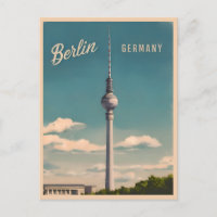 Vintage Travel Berlin Deutschland Retro Landschaft