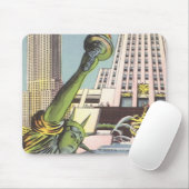 Vintage Travel, berühmte New Yorker Sehenswürdigke Mousepad (Mit Mouse)