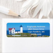 Vintage Travel Blue Ocean Nubble Lighthouse (Insitu)