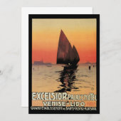 Vintage Travel, Boote im Excelsior Palace Venedig (Vorne/Hinten)