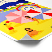 Vintage Travel Brazil Poster (Ecke)