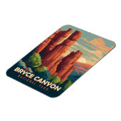 Vintage Travel Bryce Canyon Nationalpark Utah Magnet (Linke Seite)
