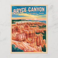 Vintage Travel Bryce Canyon Nationalpark Utah