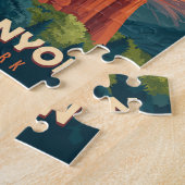 Vintage Travel Bryce Canyon Nationalpark Utah Puzzle (Seite)