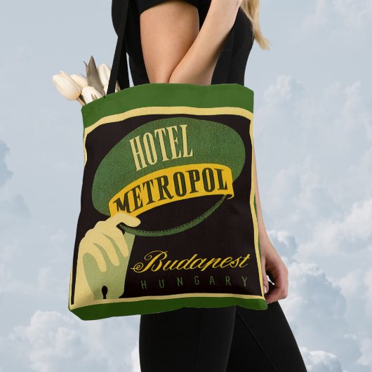 Vintage Travel Budapest Ungarn Bellhop Hat Tasche