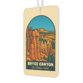 Vintage Travel Byce Canyon Nationalpark Retro Autolufterfrischer (Links)