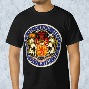 Vintage Travel Caledonian Hotel Edinburgh Schottla T-Shirt