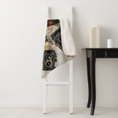 Vintage Travel Camera Muster Sherpadecke (Beispiel)