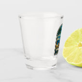 Vintage Travel Cancun Mexiko Beach Retro Schnapsglas (Links)