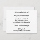 Vintage Travel, Casablanca in Marokko, Afrika Einladung (Rückseite)