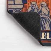 Vintage Travel, Casablanca in Marokko, Afrika Mousepad (Ecke)