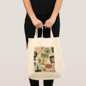 Vintage Travel Collage Tasche (Vorderseite (Produkt))