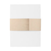 Vintage Travel Compass Wedding Einladungsbanderole (Rückseitenbeispiel)