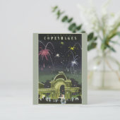 Vintage Travel Copenhagen Deutschland Postkarte (Stehend Vorderseite)
