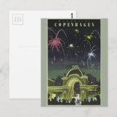 Vintage Travel Copenhagen Deutschland Postkarte (Vorne/Hinten)