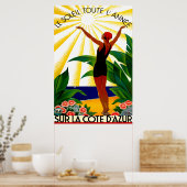 Vintage Travel - Côte d'Azur - Französische Rivier Poster (Küche)