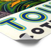 Vintage Travel - Côte d'Azur Toulon Frankreich Pos Poster (Ecke)