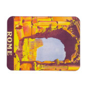 Vintage Travel, das Kolosseum in Rom Italien Magnet (Horizontal)