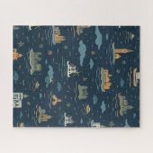 Vintage Travel Design Puzzle (Horizontal)