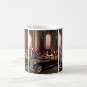 Vintage Travel, Elegante Stretch Limousine Auto Kaffeetasse (Mittel)