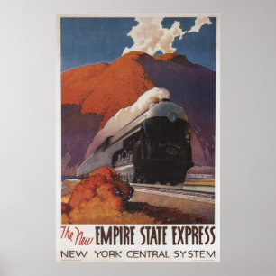 Vintage Travel - Empire State Express Zug Poster