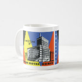 Vintage Travel Europe, Warschau (Warschau), Polen Kaffeetasse (Vorderseite Links)