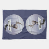 Vintage Travel Excelsior Hotel Zurich Schweiz Küchentuch (Horizontal)