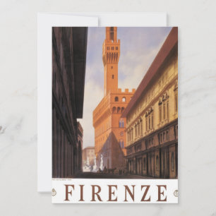Vintage Travel, Firenze, Florenz, Palazzo Vecchio