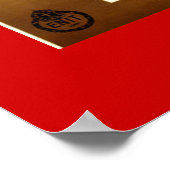 Vintage Travel Firenze Italien Print Poster (Ecke)