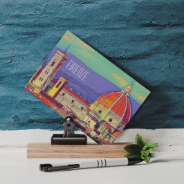 Vintage Travel Florenz Florenz Florenz Italien Kir Postkarte