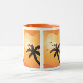 Vintage Travel, Flugzeug über Hawaii Tasse (Zentrum)