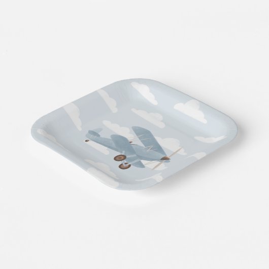 Vintage Travel Geburtstagsparty Pappteller (Gewinkelt)