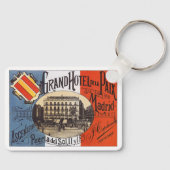 Vintage Travel, Grand Hotel Paix, Madrid, Spain Schlüsselanhänger (Vorderseite)