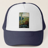 Vintage Travel, Insel Capri, Italien Truckerkappe (Vorderseite)