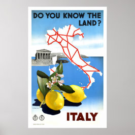 Vintage Travel Italien Poster