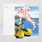 Vintage Travel Italien Postkarte (Vorne/Hinten)