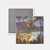 Vintage Travel, Kapstadt, eine Stadt in Südafrika Magnet (Vorderseite/Rückseite)