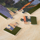 Vintage Travel, Kapstadt, eine Stadt in Südafrika Puzzle (Seite)