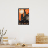 Vintage Travel Krakau Polen Poster (Küche)