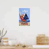 Vintage Travel Lake Garda Italien Poster (Küche)